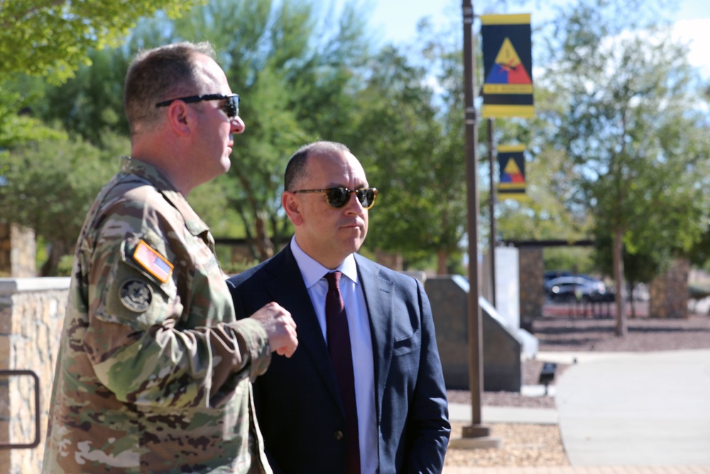 Under Secretary of the Army, Hon. Gabe Camarillo visits Fort Bliss