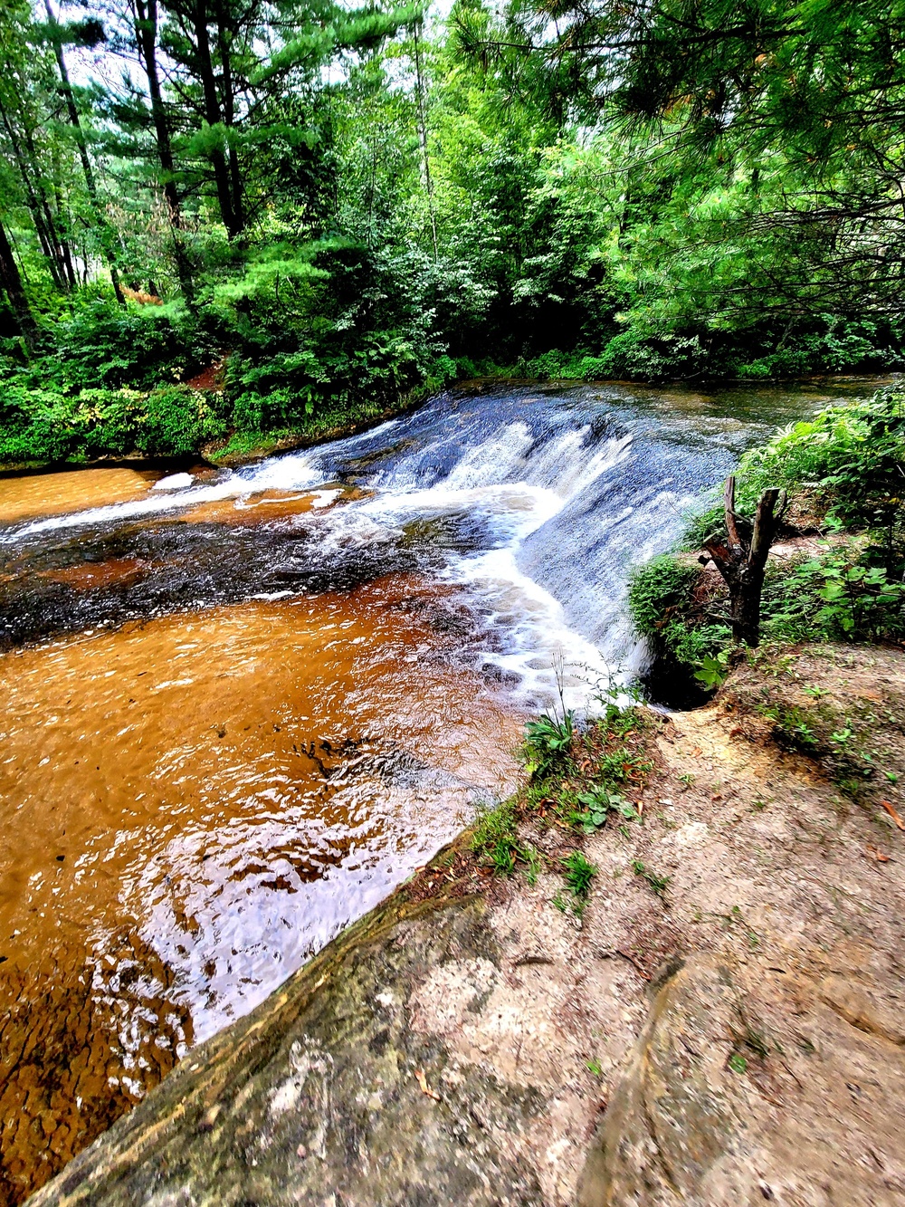 Trout Falls at Fort McCoy's Pine View Recreation Area