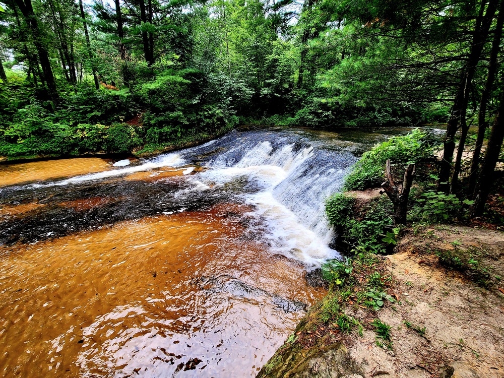 Trout Falls at Fort McCoy's Pine View Recreation Area