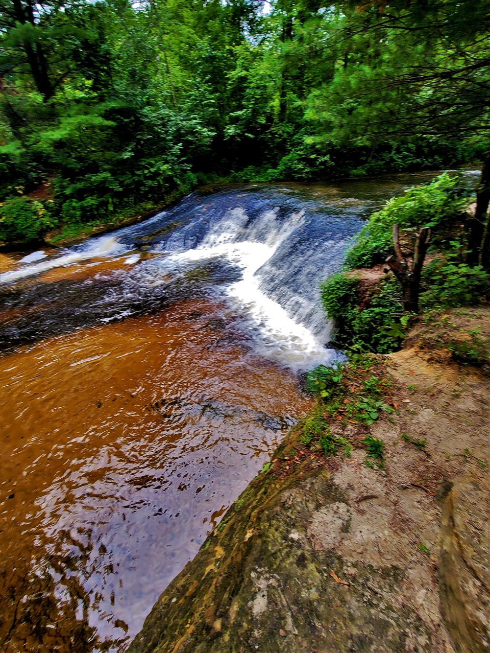 Trout Falls at Fort McCoy's Pine View Recreation Area