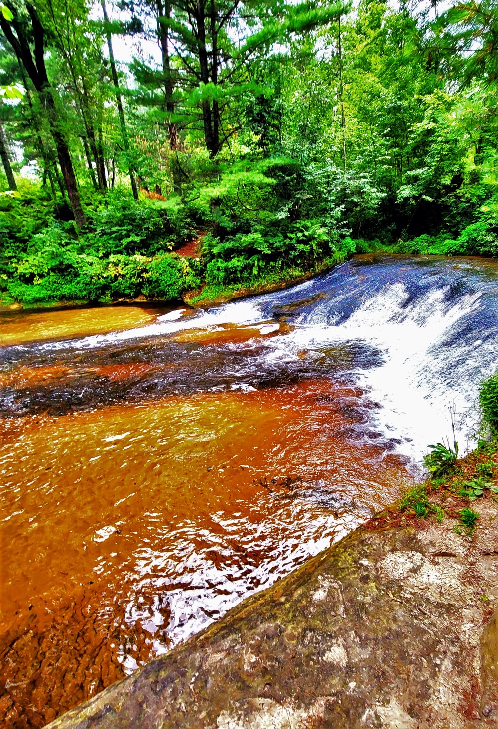 Trout Falls at Fort McCoy's Pine View Recreation Area