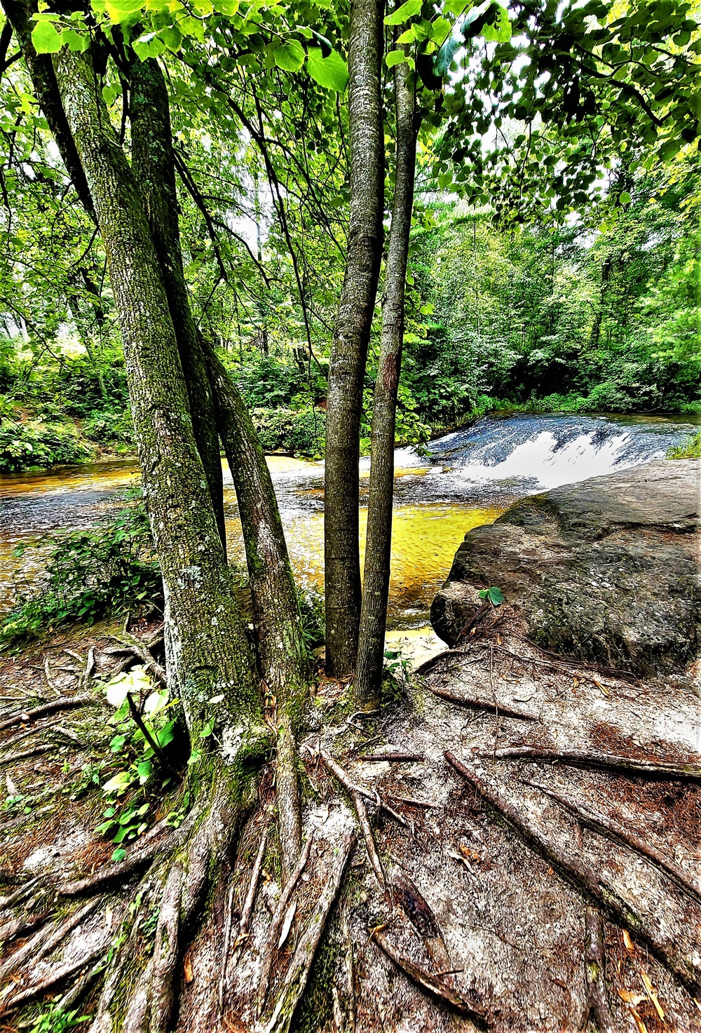 Trout Falls at Fort McCoy's Pine View Recreation Area