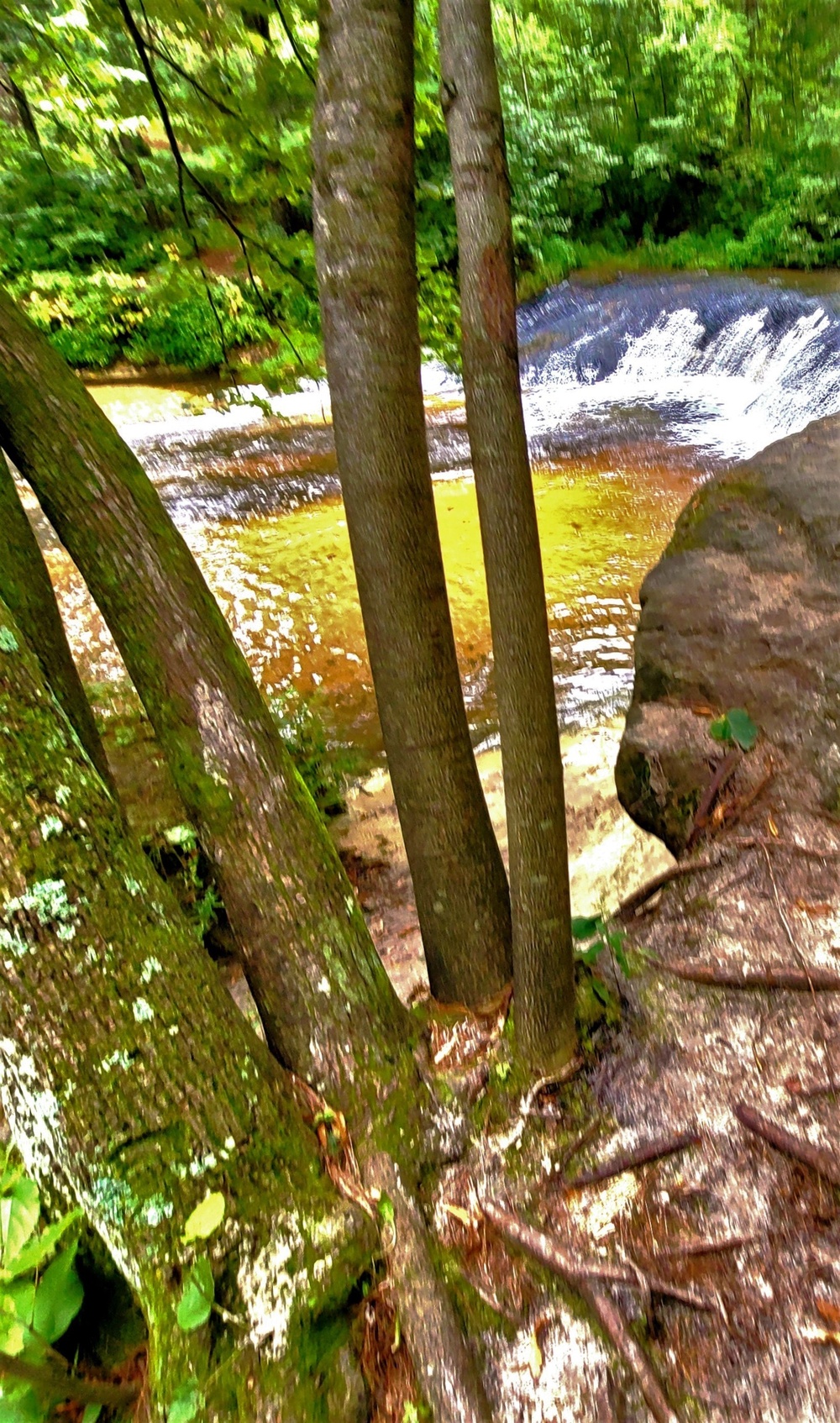 Trout Falls at Fort McCoy's Pine View Recreation Area