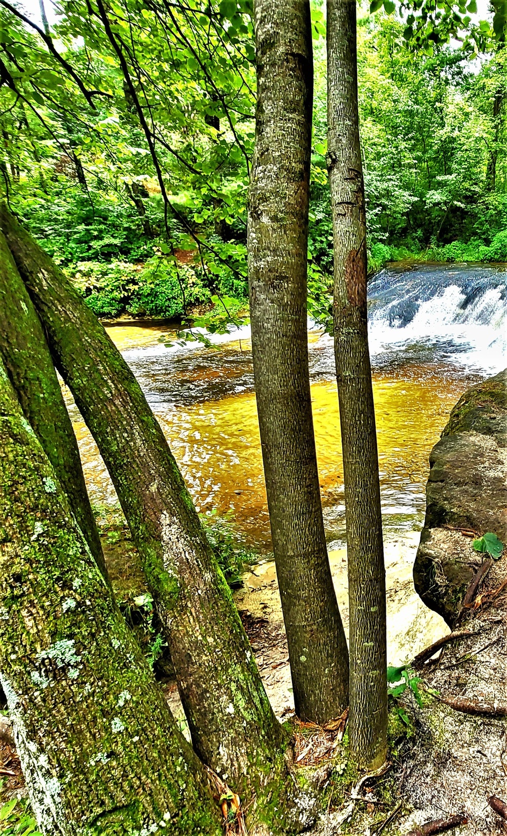 Trout Falls at Fort McCoy's Pine View Recreation Area