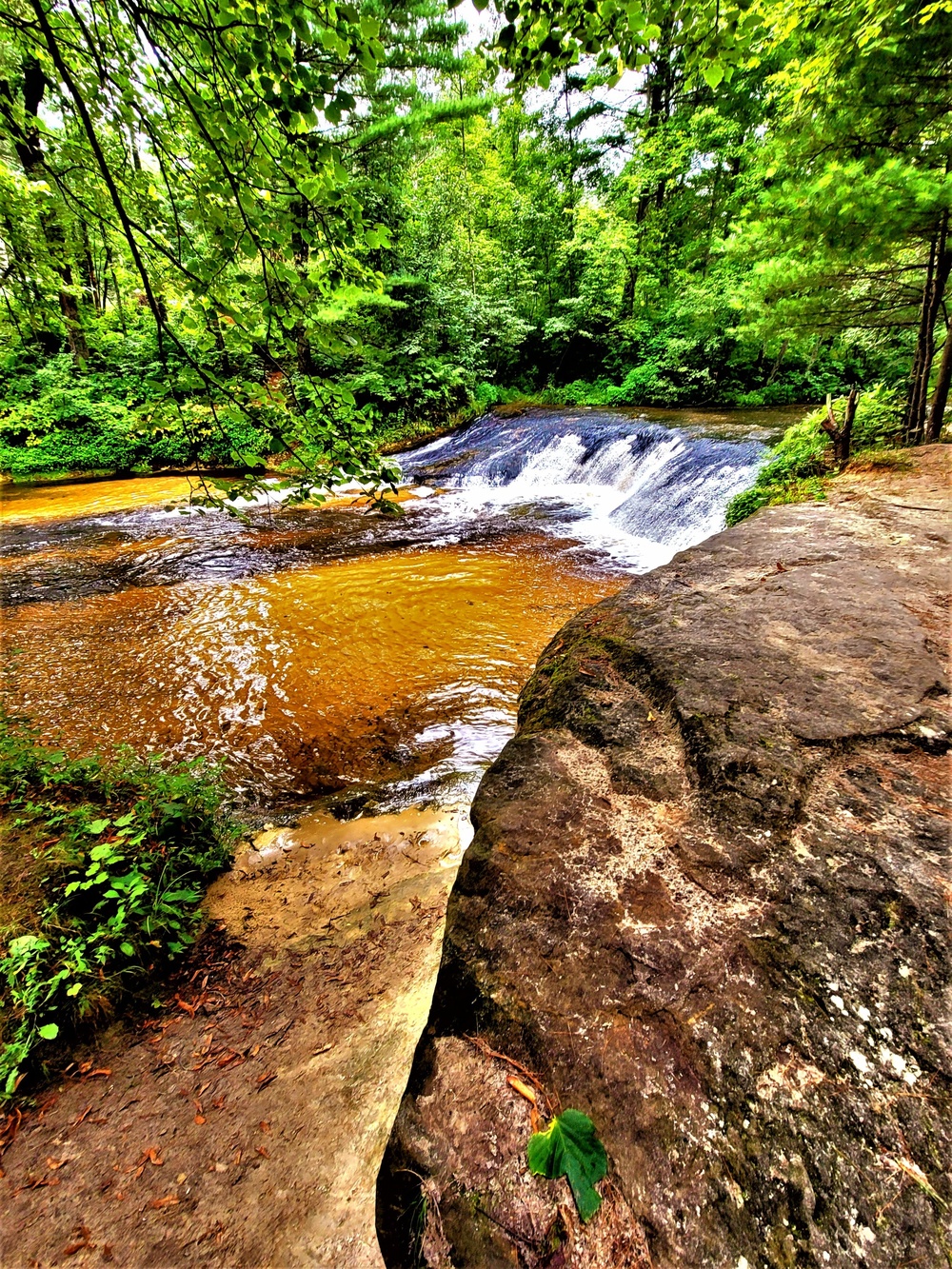 Trout Falls at Fort McCoy's Pine View Recreation Area