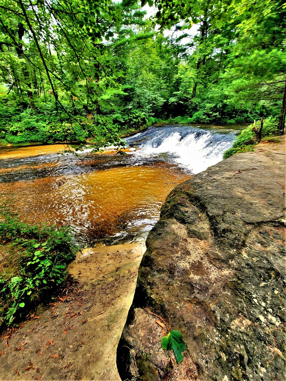 Trout Falls at Fort McCoy's Pine View Recreation Area