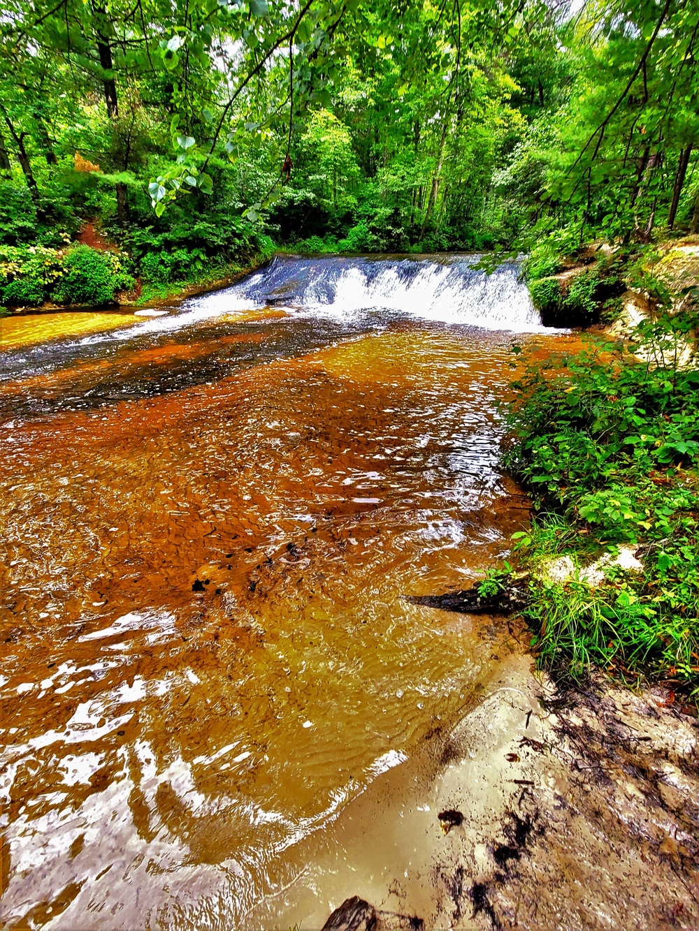 Trout Falls at Fort McCoy's Pine View Recreation Area