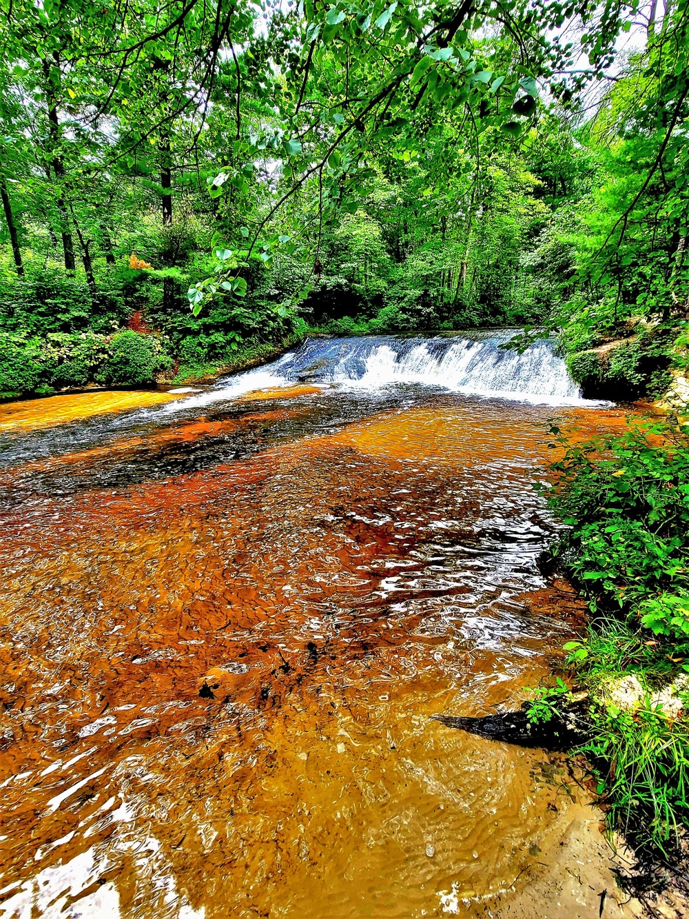 Trout Falls at Fort McCoy's Pine View Recreation Area