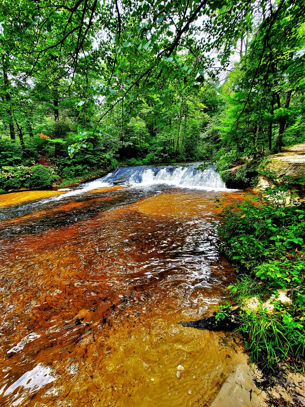 Trout Falls at Fort McCoy's Pine View Recreation Area