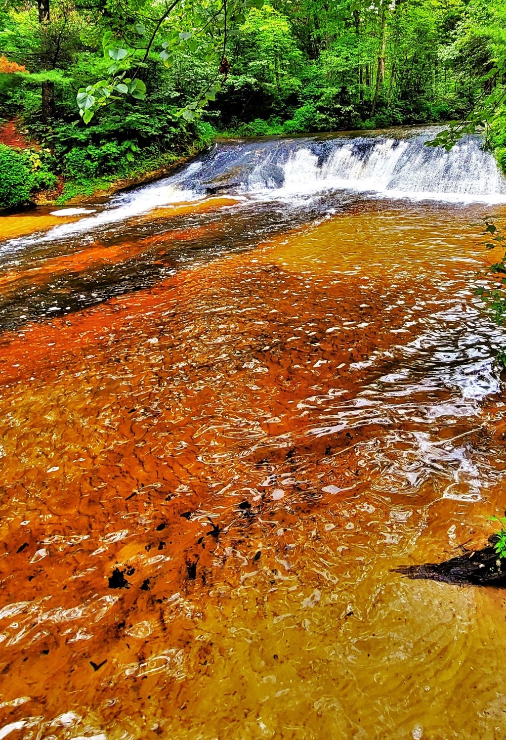 Trout Falls at Fort McCoy's Pine View Recreation Area