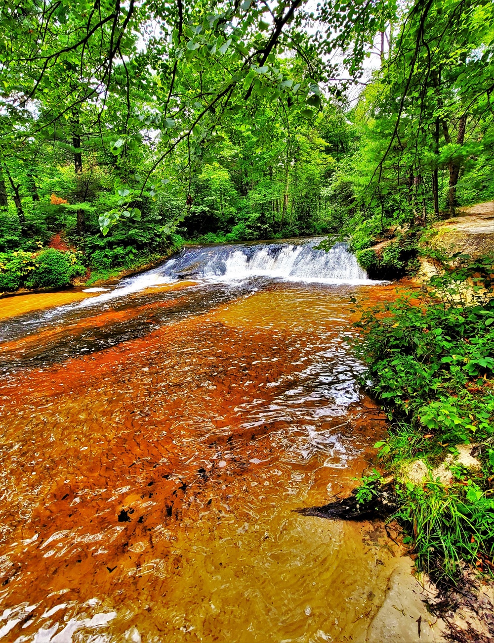 Trout Falls at Fort McCoy's Pine View Recreation Area