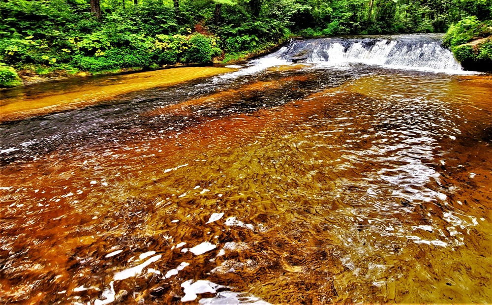 Trout Falls at Fort McCoy's Pine View Recreation Area