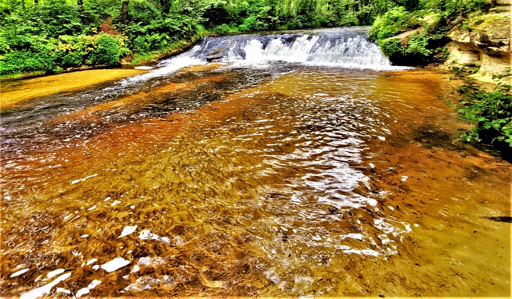 Trout Falls at Fort McCoy's Pine View Recreation Area