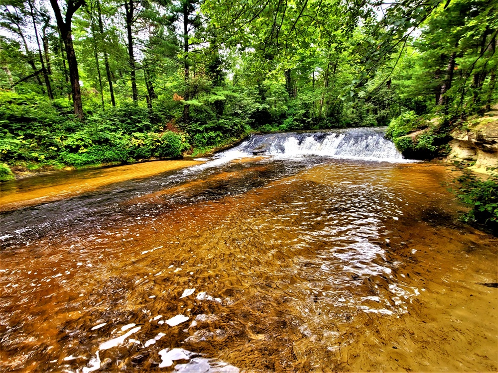 Trout Falls at Fort McCoy's Pine View Recreation Area