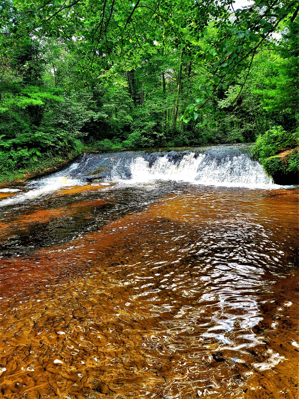 Trout Falls at Fort McCoy's Pine View Recreation Area