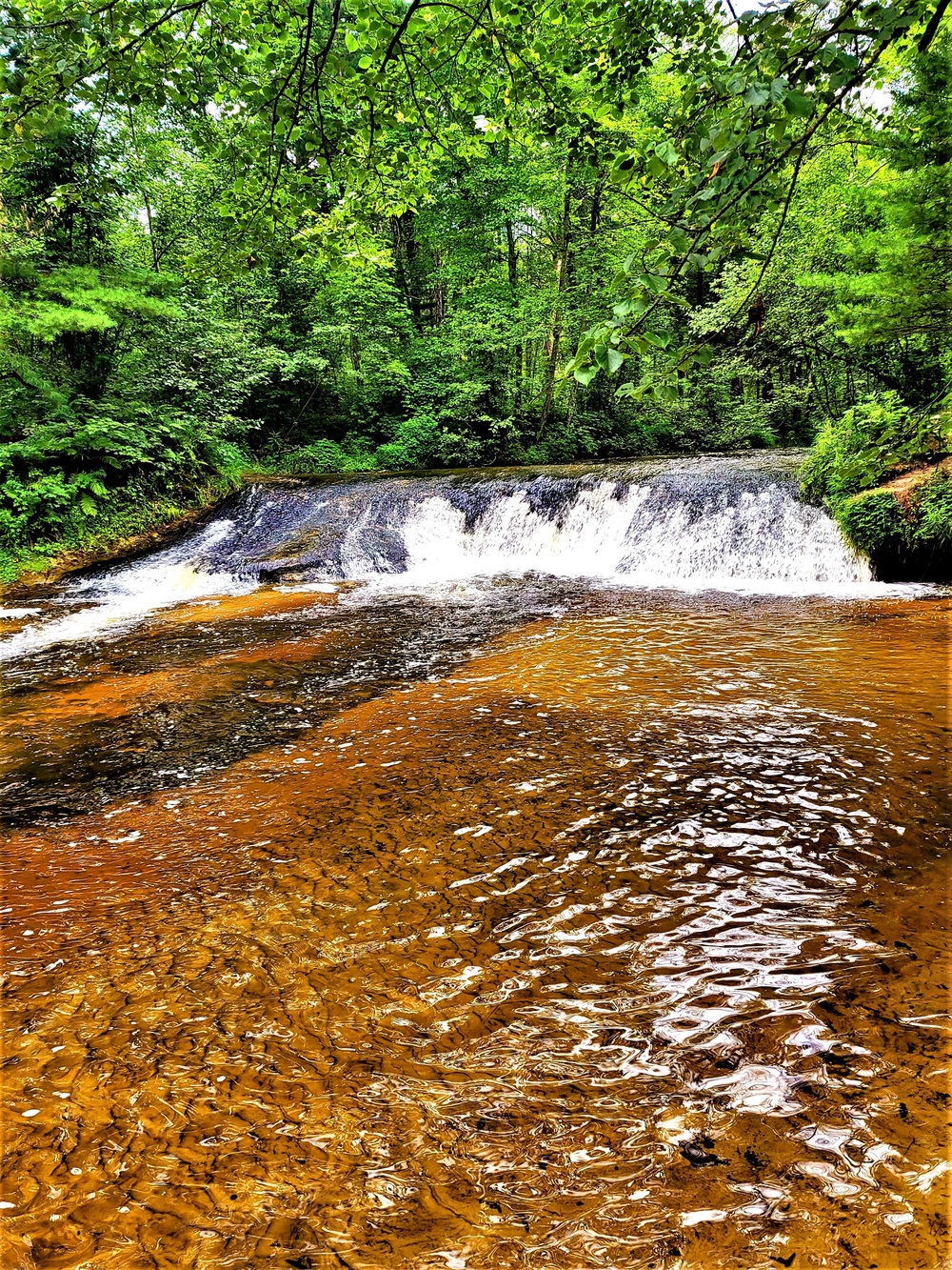 Trout Falls at Fort McCoy's Pine View Recreation Area