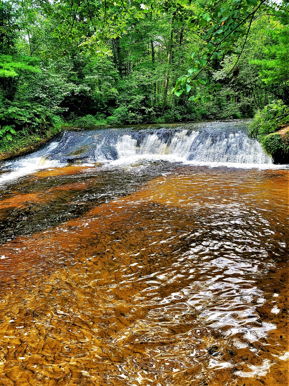 Trout Falls at Fort McCoy's Pine View Recreation Area