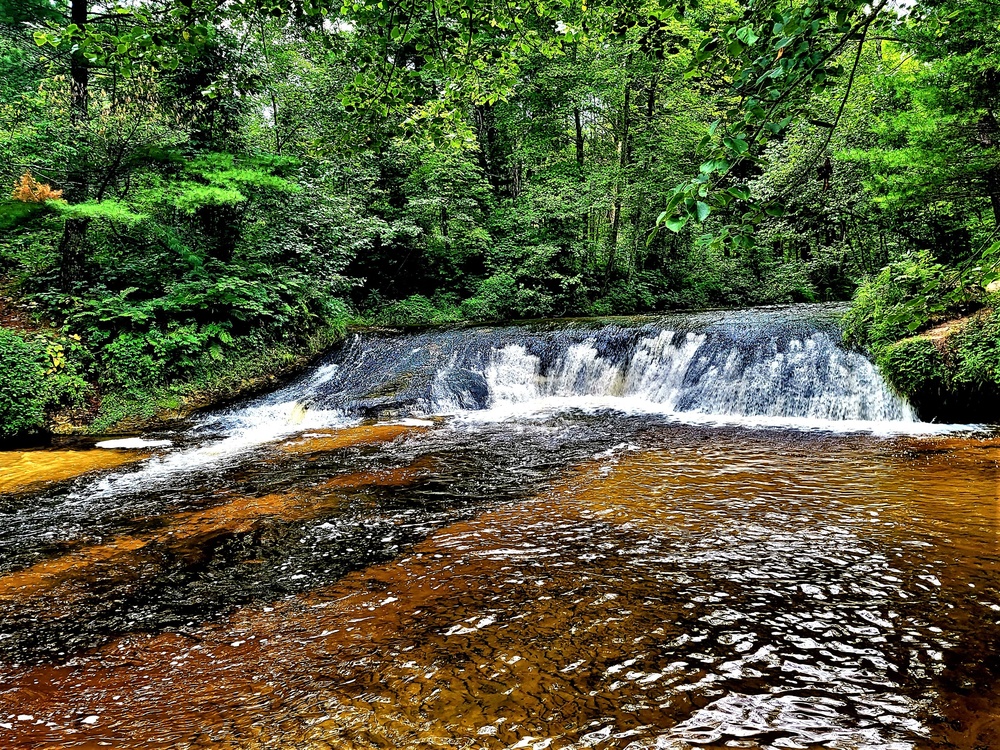 Trout Falls at Fort McCoy's Pine View Recreation Area