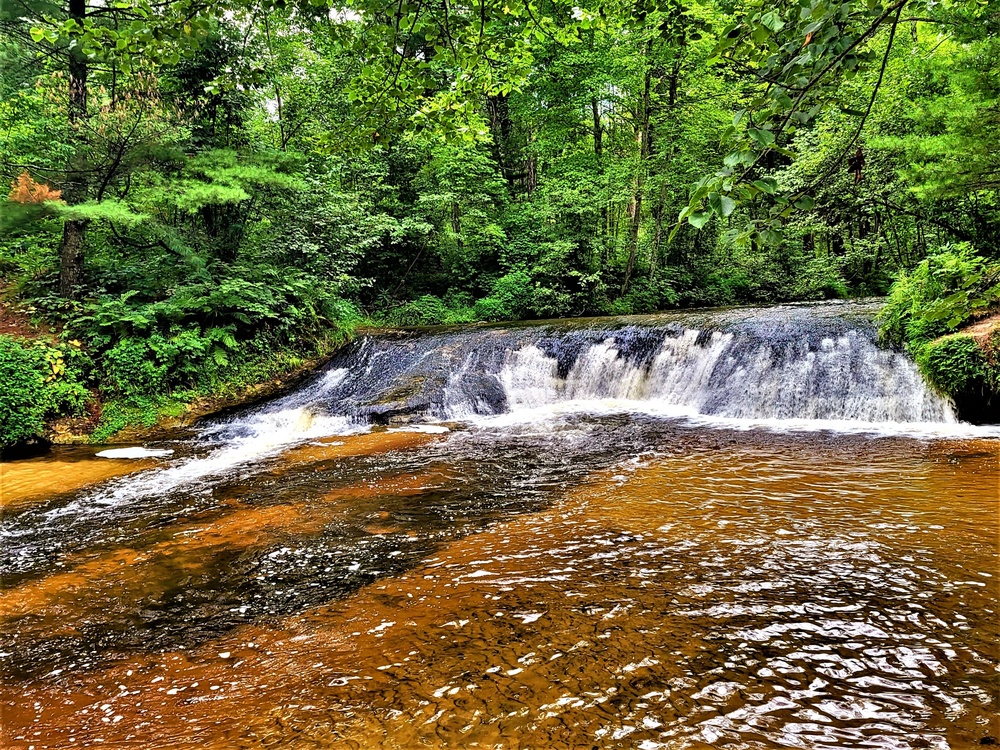 Trout Falls at Fort McCoy's Pine View Recreation Area