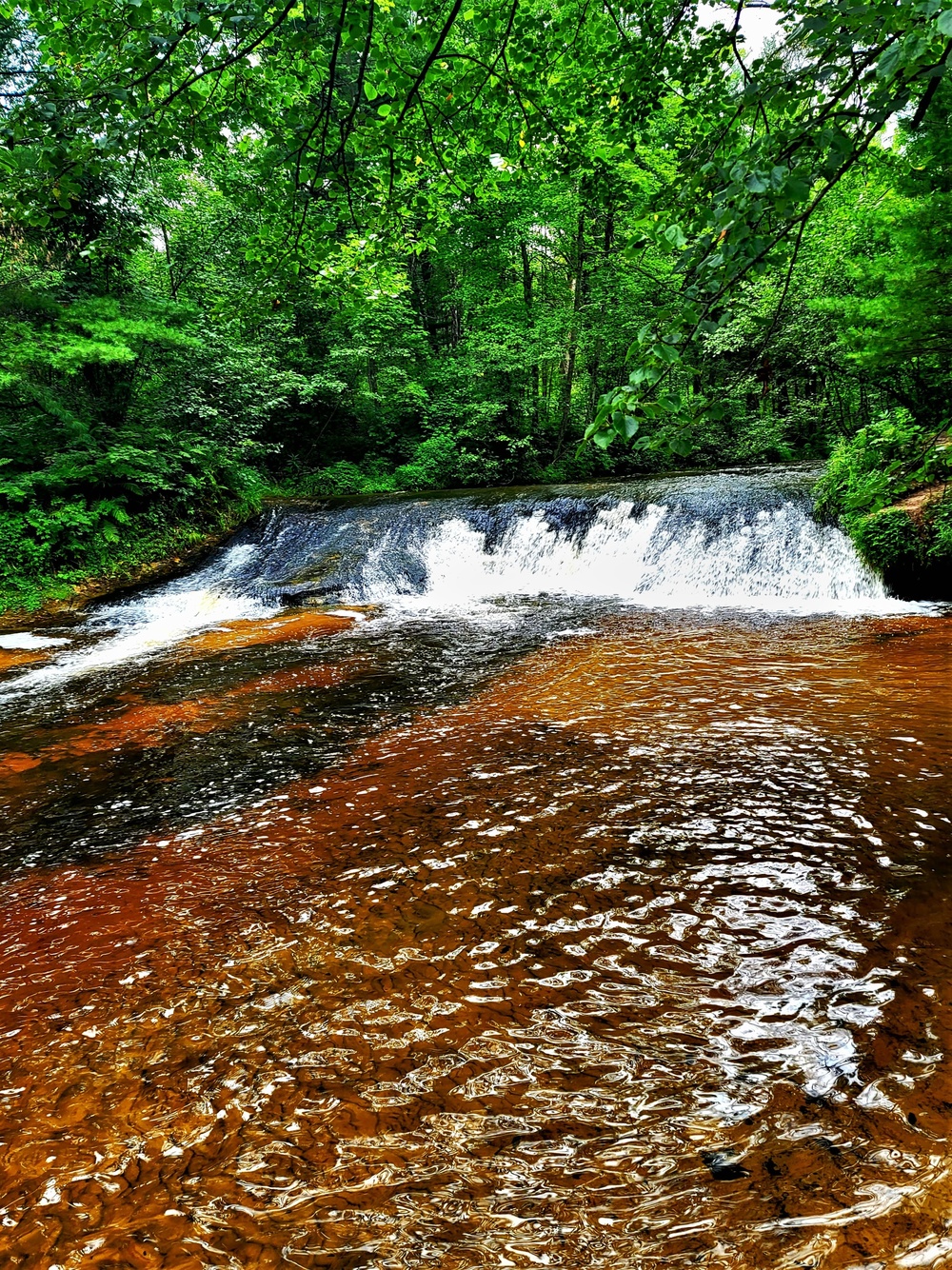 Trout Falls at Fort McCoy's Pine View Recreation Area