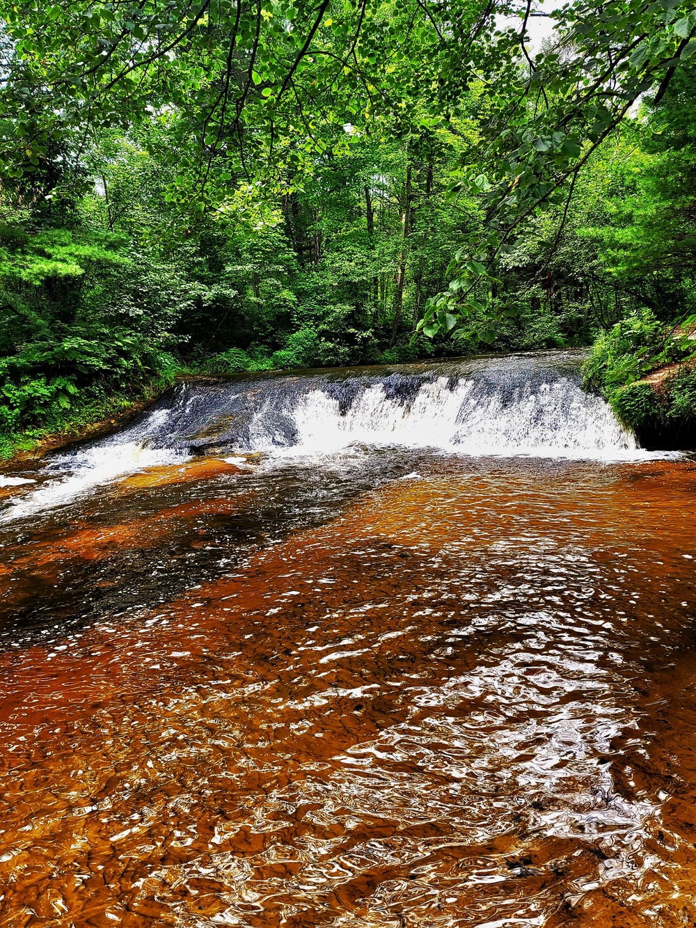 Trout Falls at Fort McCoy's Pine View Recreation Area