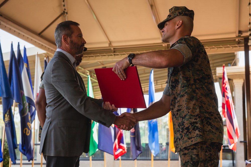 Lt. Col. Kuhn retires from legal services aboard Camp Pendleton