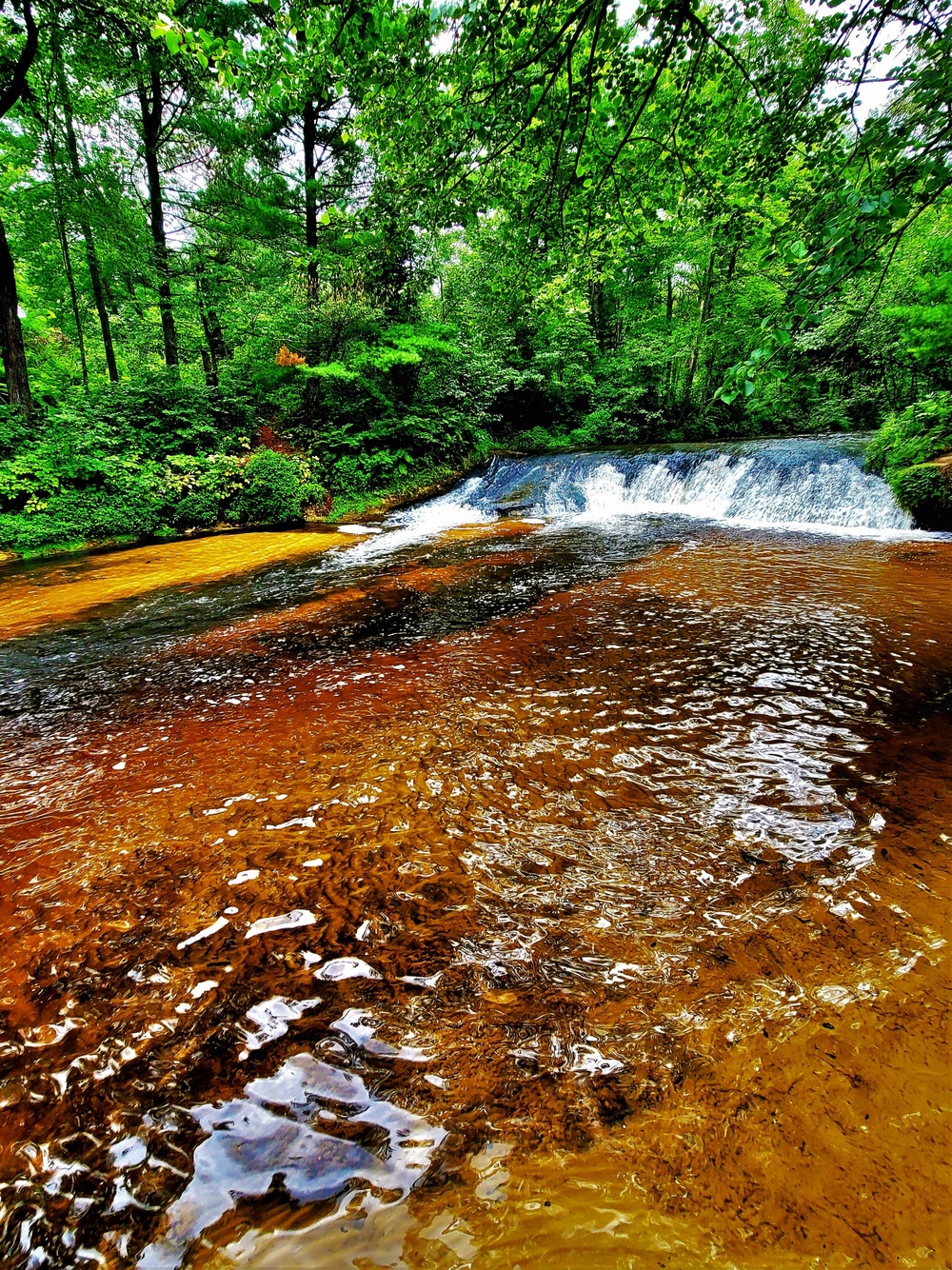 Trout Falls at Fort McCoy's Pine View Recreation Area