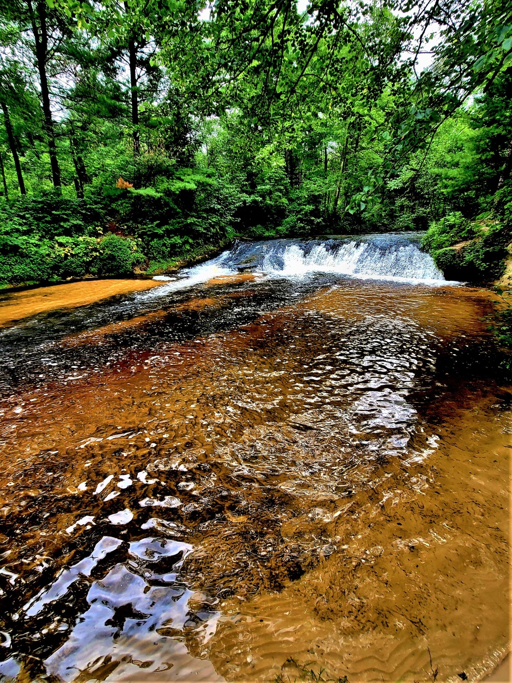 Trout Falls at Fort McCoy's Pine View Recreation Area