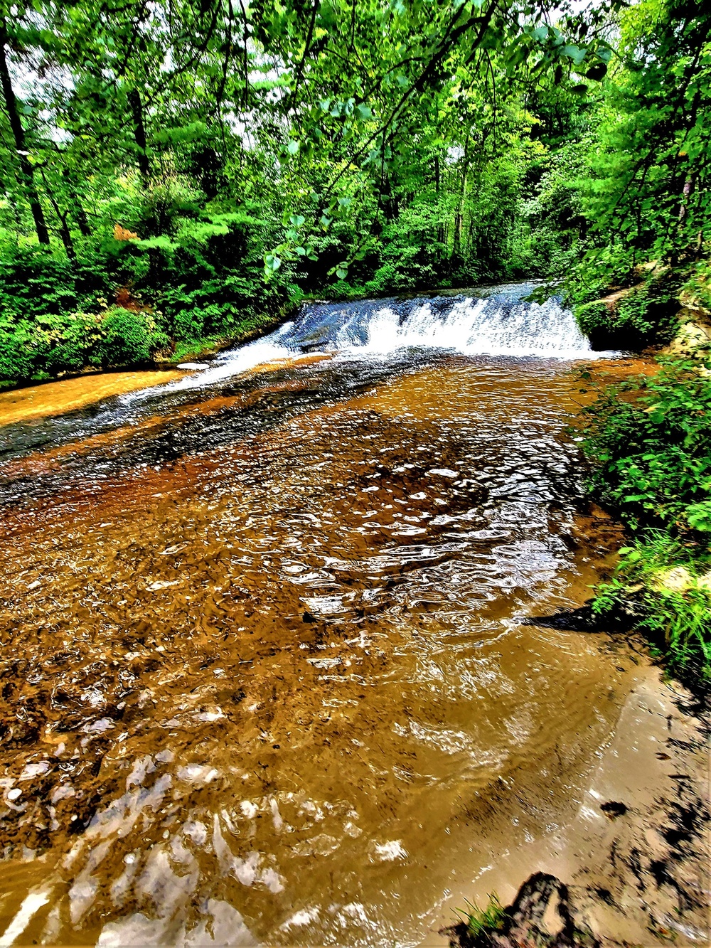 Trout Falls at Fort McCoy's Pine View Recreation Area