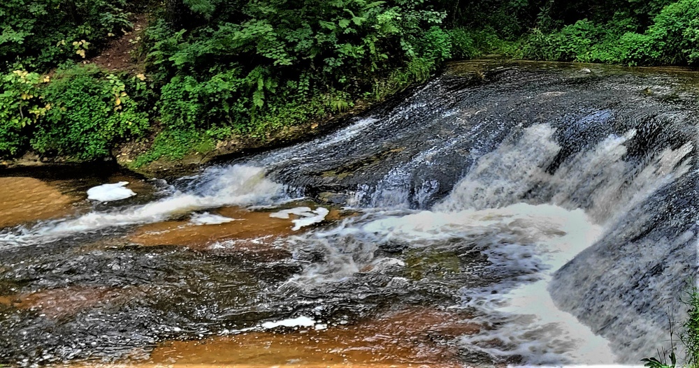 Trout Falls at Fort McCoy's Pine View Recreation Area