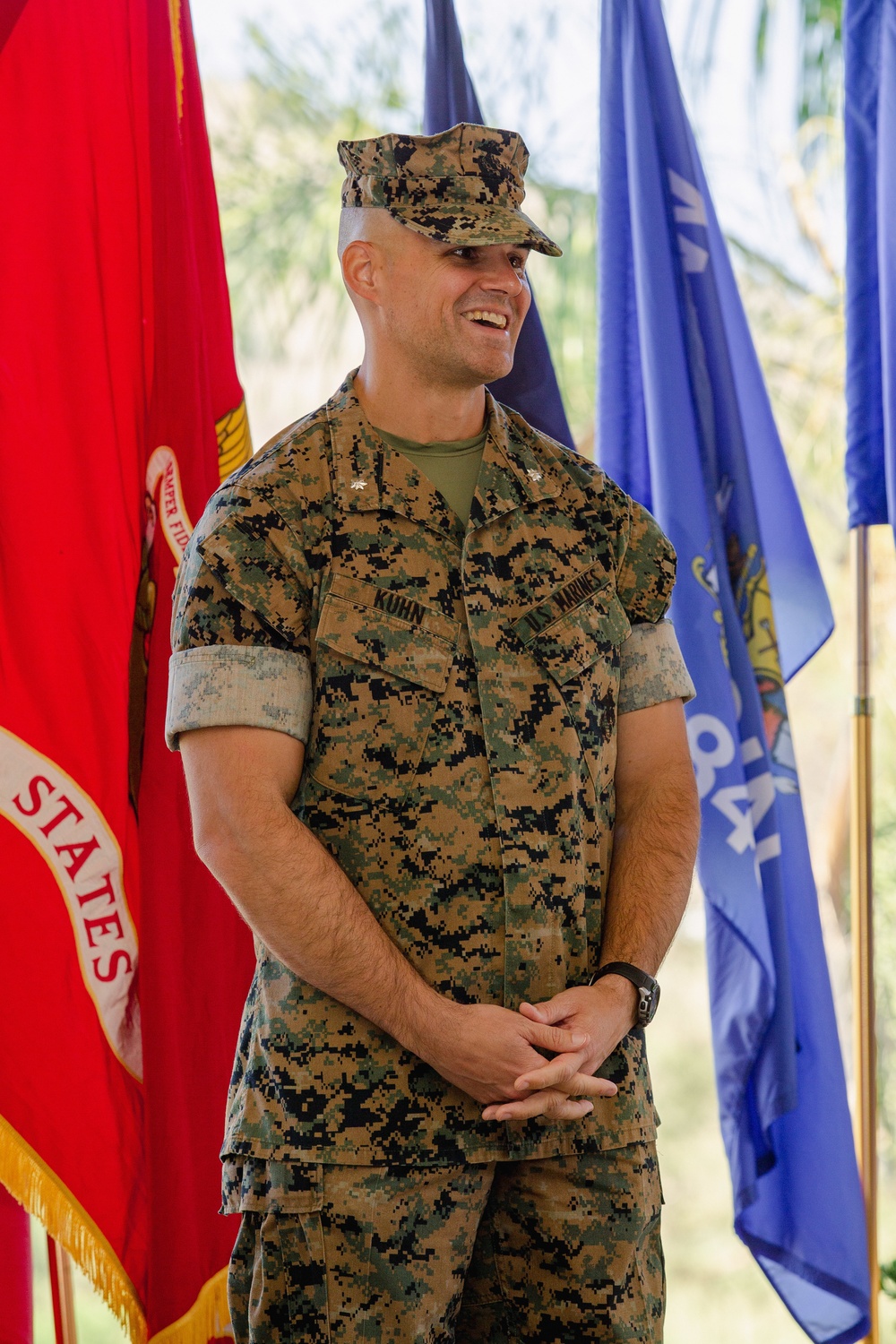 Lt. Col. Kuhn retires from legal services aboard Camp Pendleton