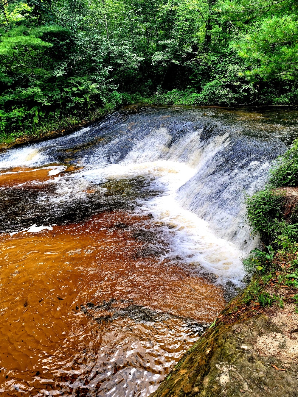 Trout Falls at Fort McCoy's Pine View Recreation Area