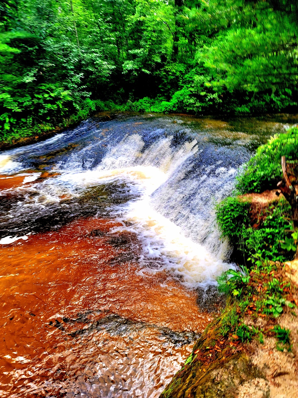 Trout Falls at Fort McCoy's Pine View Recreation Area