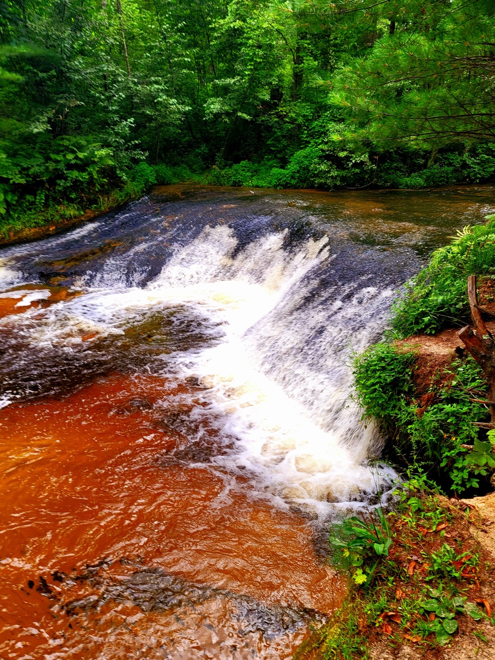 Trout Falls at Fort McCoy's Pine View Recreation Area