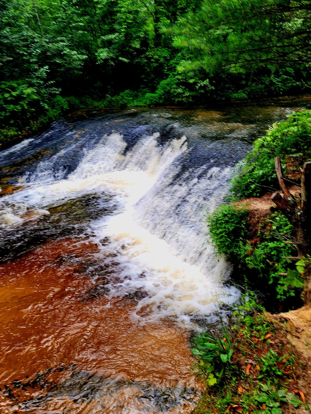 Trout Falls at Fort McCoy's Pine View Recreation Area