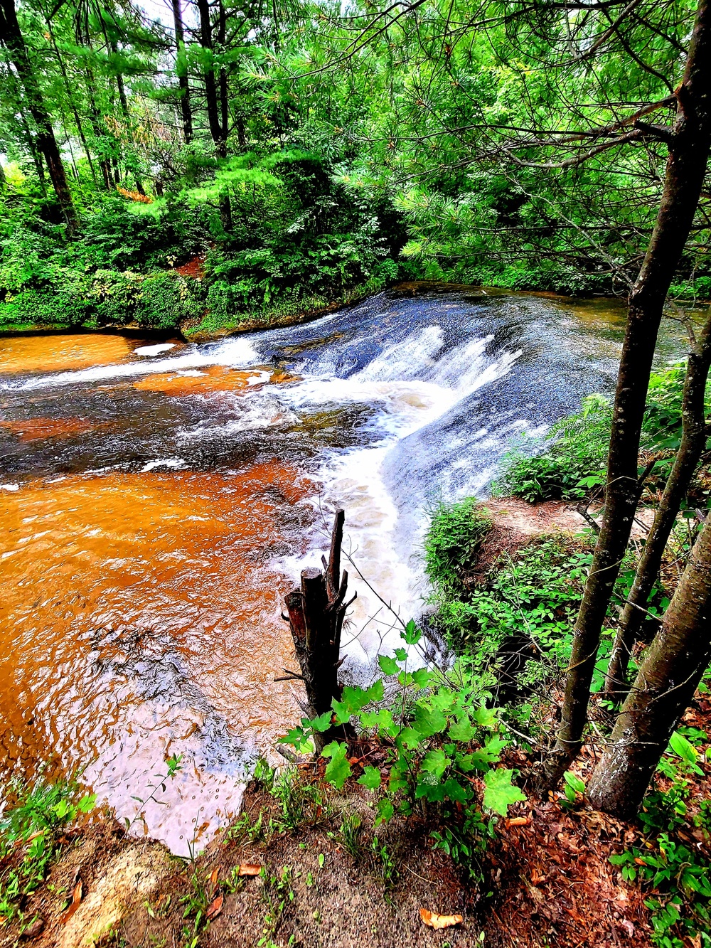 Trout Falls at Fort McCoy's Pine View Recreation Area