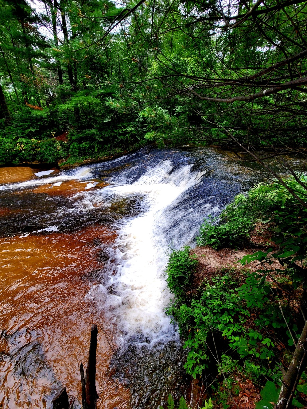 Trout Falls at Fort McCoy's Pine View Recreation Area