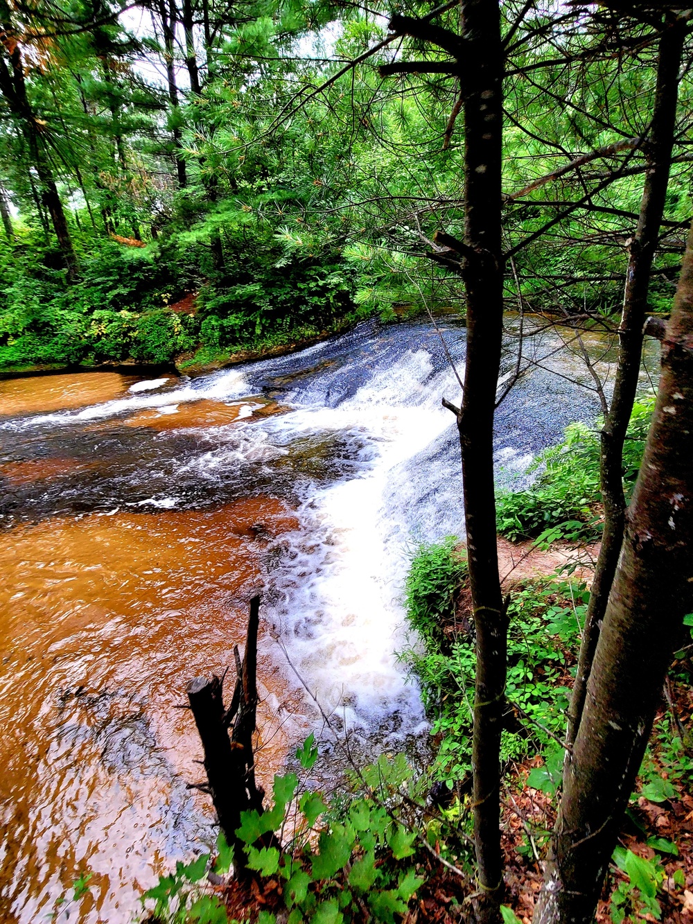 Trout Falls at Fort McCoy's Pine View Recreation Area