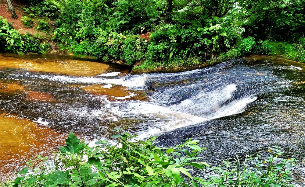 Trout Falls at Fort McCoy's Pine View Recreation Area