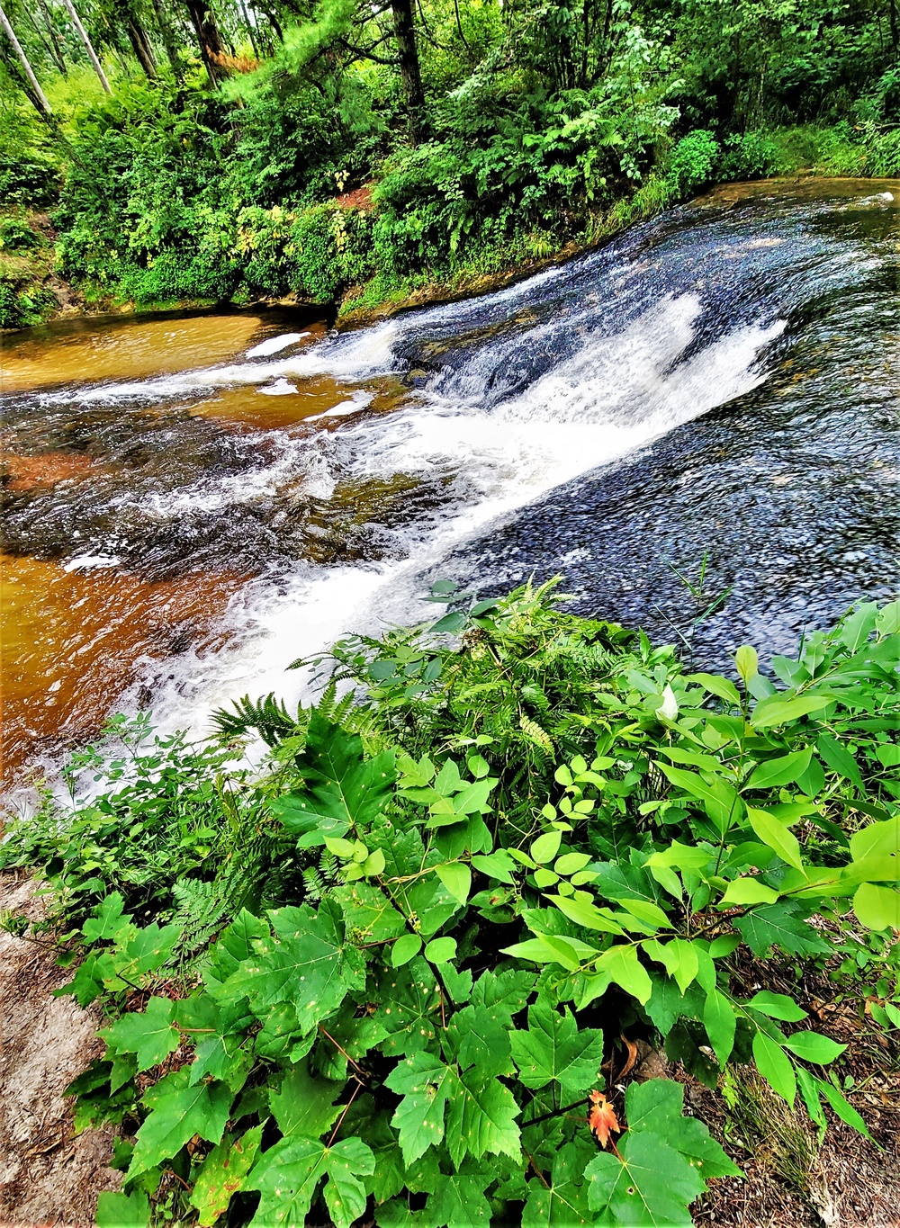 Trout Falls at Fort McCoy's Pine View Recreation Area