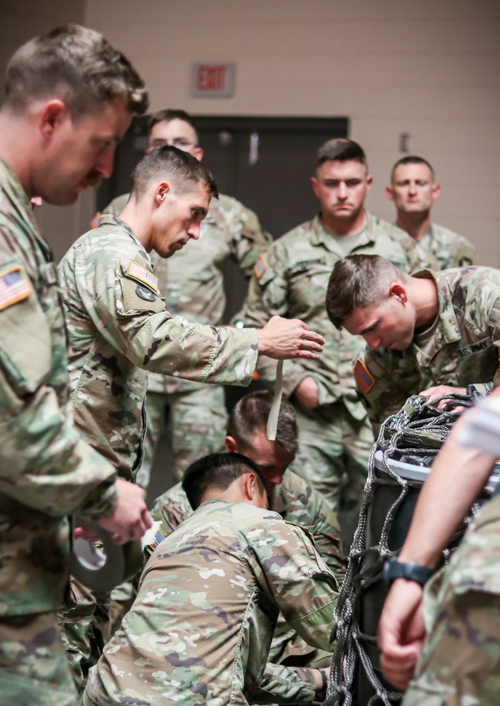 Pathfinder students assist in sling load demonstration