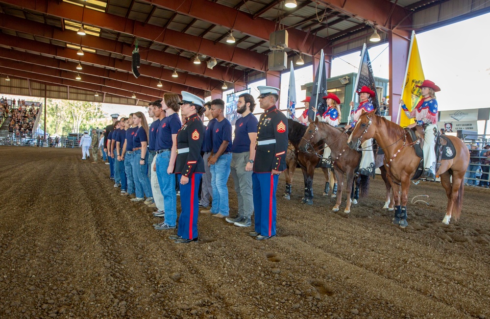 RS Riverside: Oath of Enlistment at Norco Rodeo