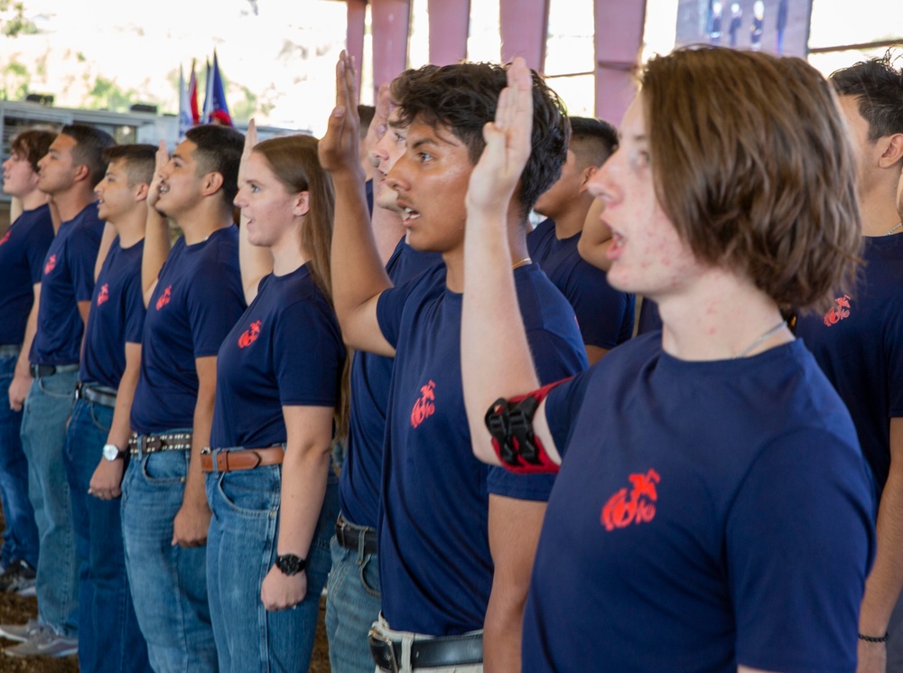 RS Riverside: Oath of Enlistment at Norco Rodeo