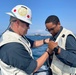 USS Billings' Sailor Receives SWO Pin