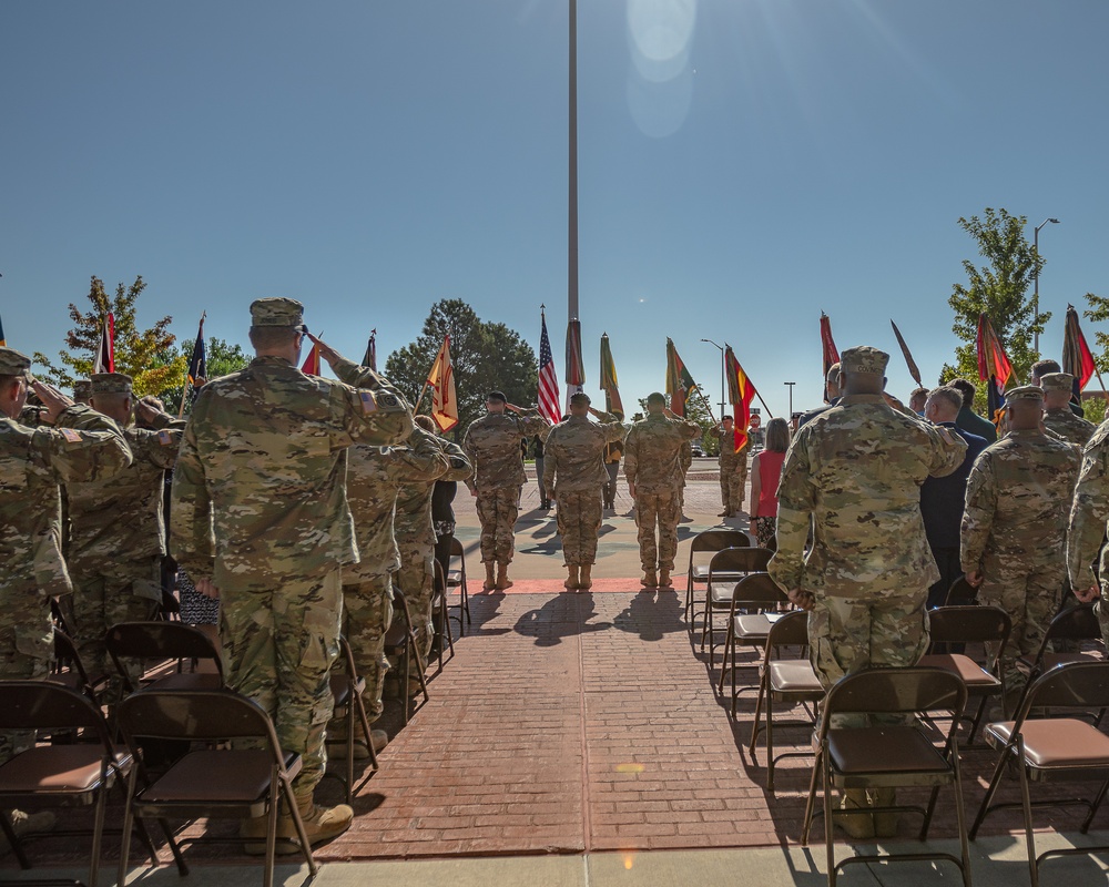 4th Infantry Division Deputy Commanding Officer for Support and Chief of Staff Welcome Ceremony