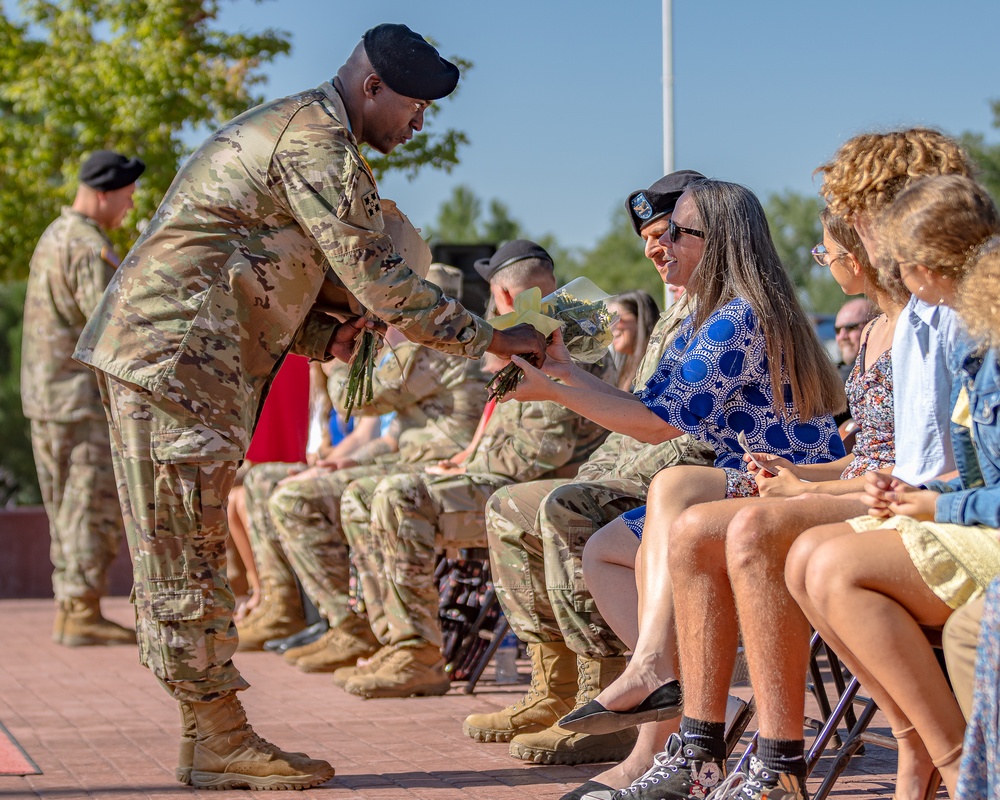 4th Infantry Division Deputy Commanding Officer for Support and Chief of Staff Welcome Ceremony