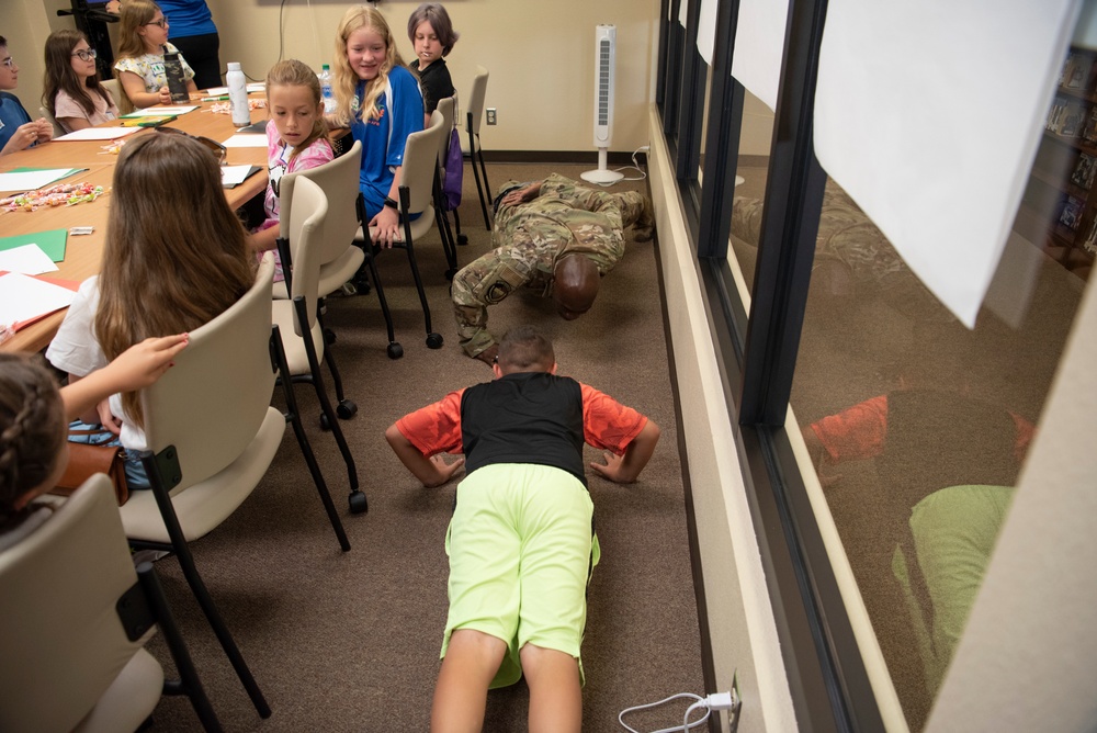 Team Cannon shows military youths how to bounce back from stress with resiliency and team building