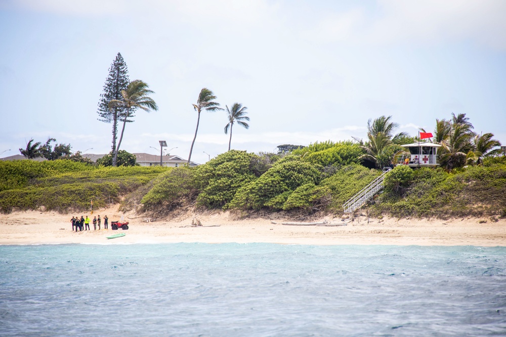 U.S. Marines, Navy, Coast Guard, and Honolulu Fire Department conduct SAREX, MCBH 2022