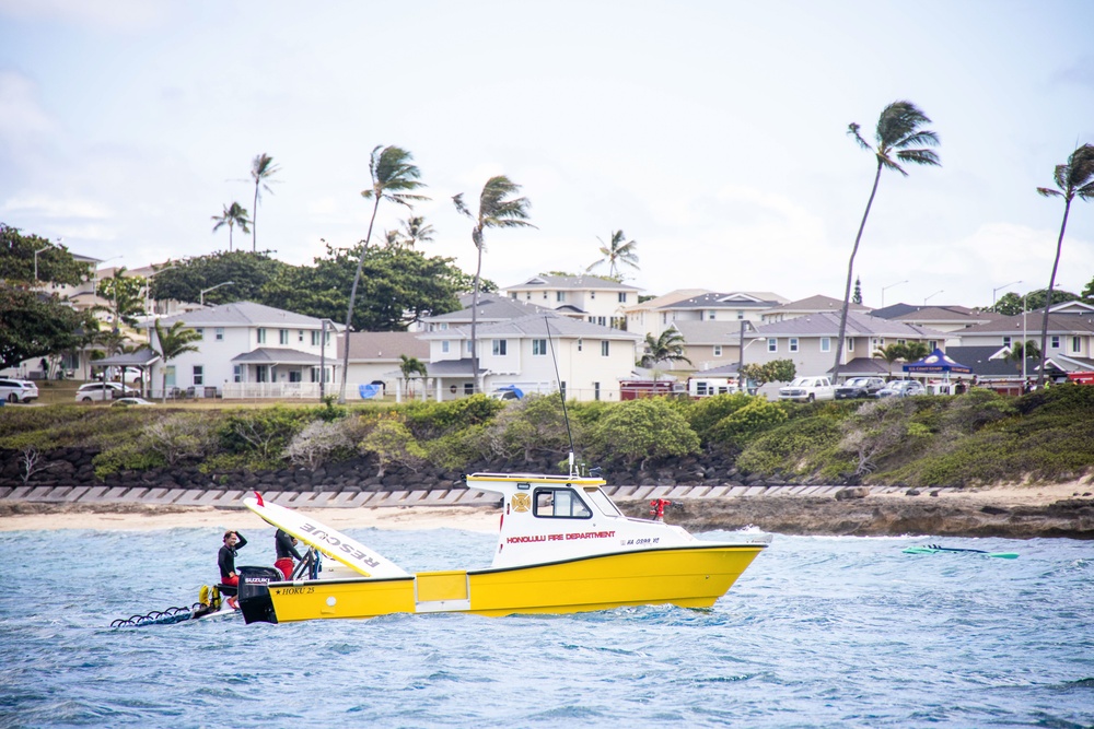 U.S. Marines, Navy, Coast Guard, and Honolulu Fire Department conduct SAREX, MCBH 2022