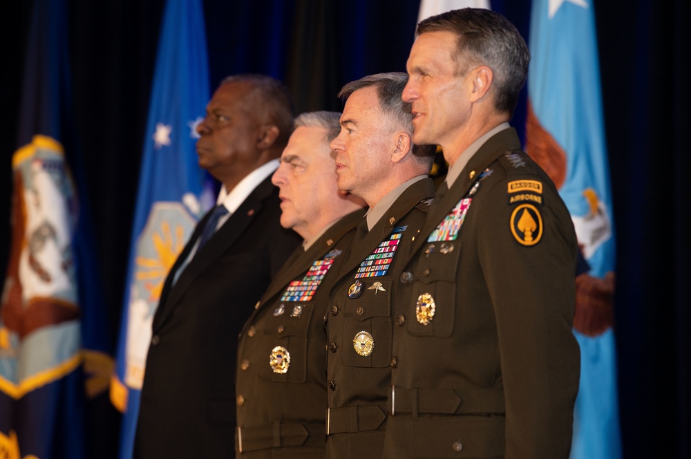 U.S. Special Operations Command Holds a Change of Command Ceremony